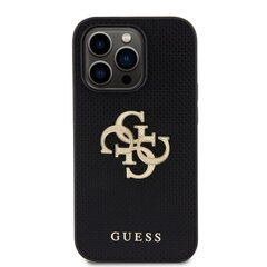 Guess PU Perforated 4G Glitter Metal Logo Case hind ja info | Telefonide kaitsekaaned ja -ümbrised | hansapost.ee