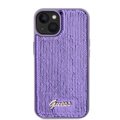 Guess Sequin Script Logo Case for iPhone 13 Purple цена и информация | Чехлы для телефонов | hansapost.ee