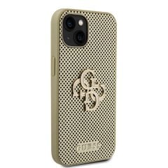 Guess PU Perforated 4G Glitter Metal Logo Case for iPhone 13 Gold цена и информация | Чехлы для телефонов | hansapost.ee