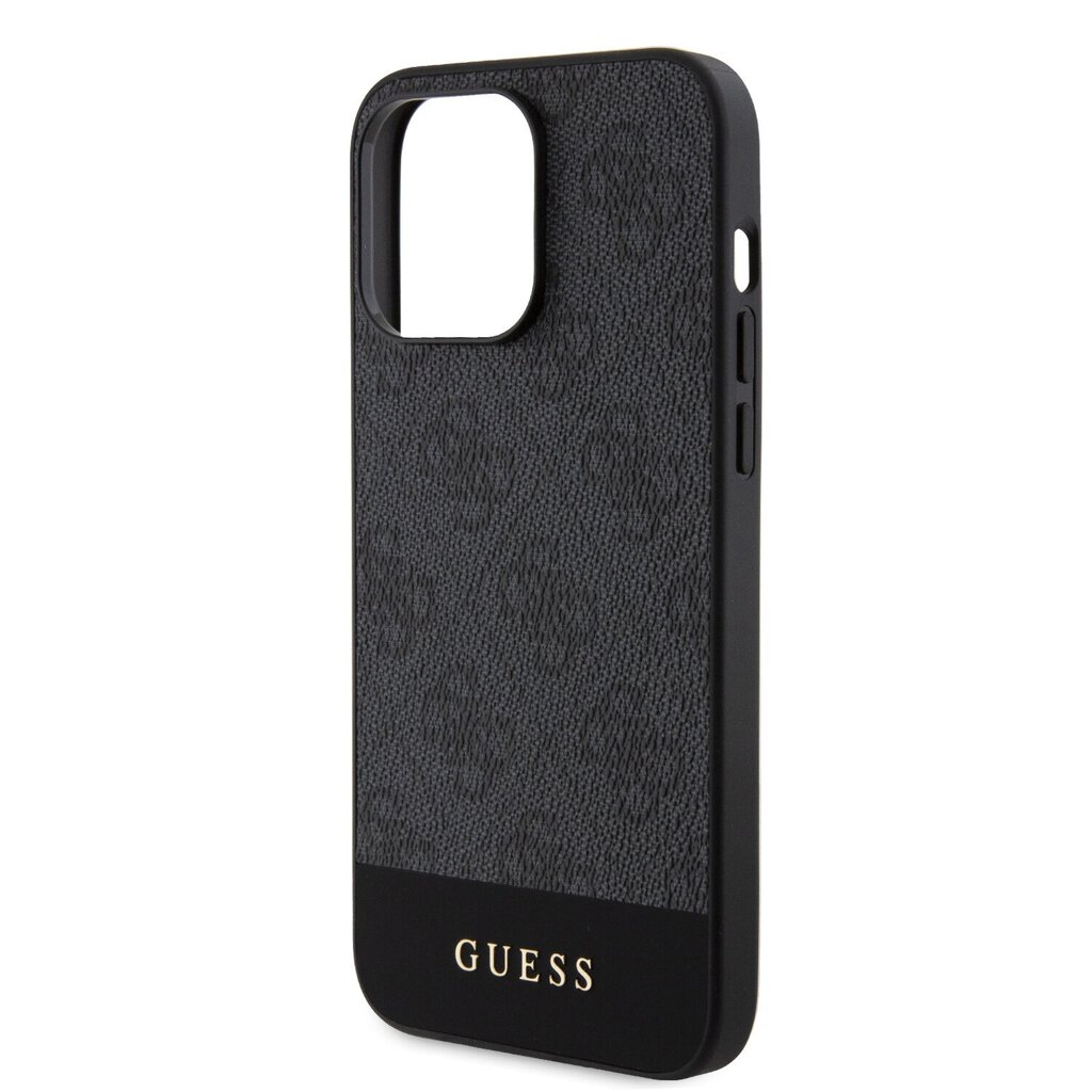 CG Mobile Guess PU 4G Stripe MagSafe Case GUHMP15XG4GLGR цена и информация | Telefonide kaitsekaaned ja -ümbrised | hansapost.ee