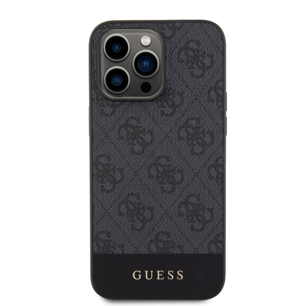 CG Mobile Guess PU 4G Stripe MagSafe Case GUHMP15XG4GLGR цена и информация | Telefonide kaitsekaaned ja -ümbrised | hansapost.ee