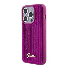 CG Mobile Guess Sequin Script Logo Case GUHCP15LPSFDGSF hind ja info | Telefonide kaitsekaaned ja -ümbrised | hansapost.ee