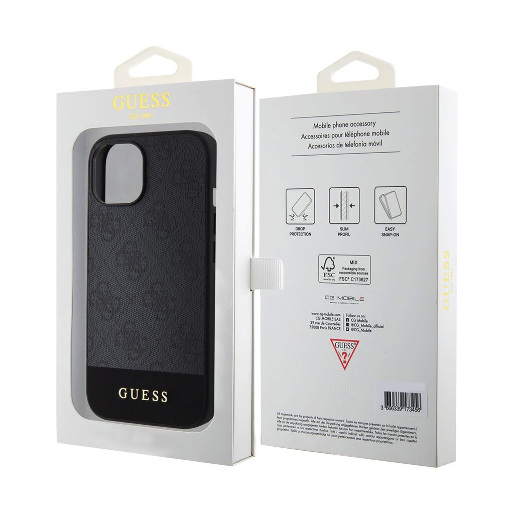 CG Mobile Guess PU 4G Stripe MagSafe Case hind ja info | Telefonide kaitsekaaned ja -ümbrised | hansapost.ee