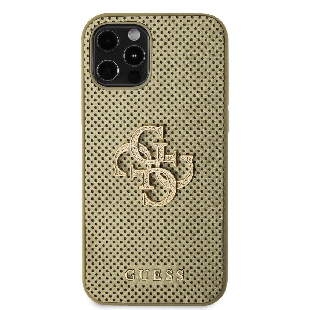 CG Mobile Guess PU Perforated 4G Glitter Metal Logo Case цена и информация | Telefonide kaitsekaaned ja -ümbrised | hansapost.ee