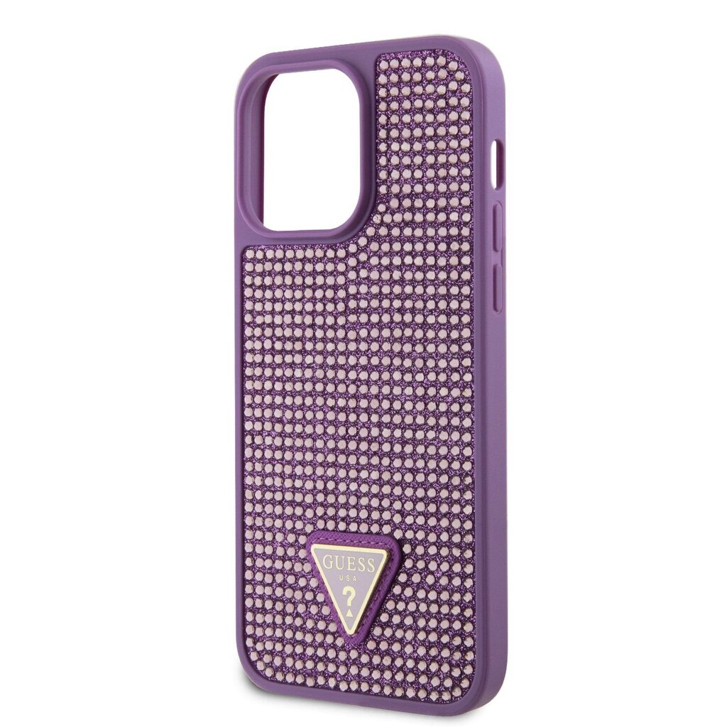 Guess Rhinestones Triangle Metal Logo Case цена и информация | Telefonide kaitsekaaned ja -ümbrised | hansapost.ee