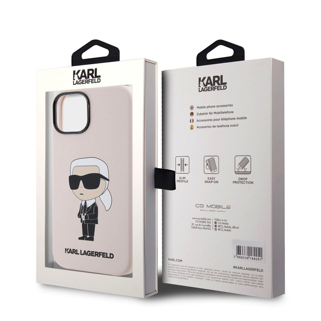 Karl Lagerfeld Liquid Silicone Ikonik NFT Case hind ja info | Telefonide kaitsekaaned ja -ümbrised | hansapost.ee