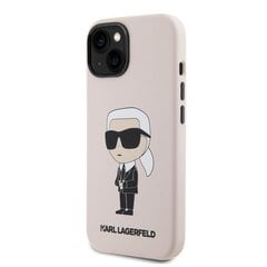 Karl Lagerfeld Liquid Silicone Ikonik NFT Case for iPhone 15 Pink цена и информация | Чехлы для телефонов | hansapost.ee