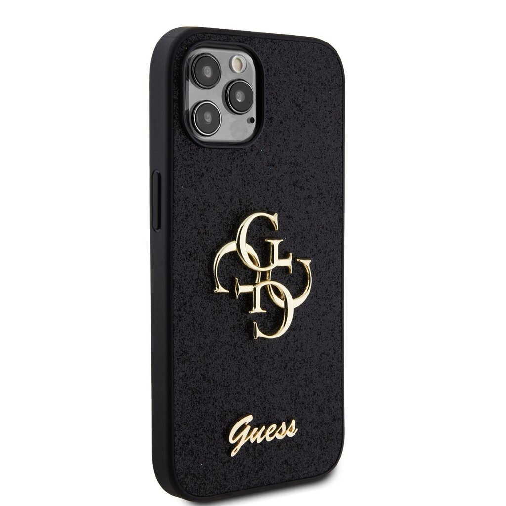 Guess PU Fixed Glitter 4G Metal Logo Case цена и информация | Telefonide kaitsekaaned ja -ümbrised | hansapost.ee