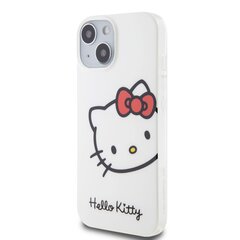 Hello Kitty IML Head Logo Case for  iPhone 15 White цена и информация | Чехлы для телефонов | hansapost.ee