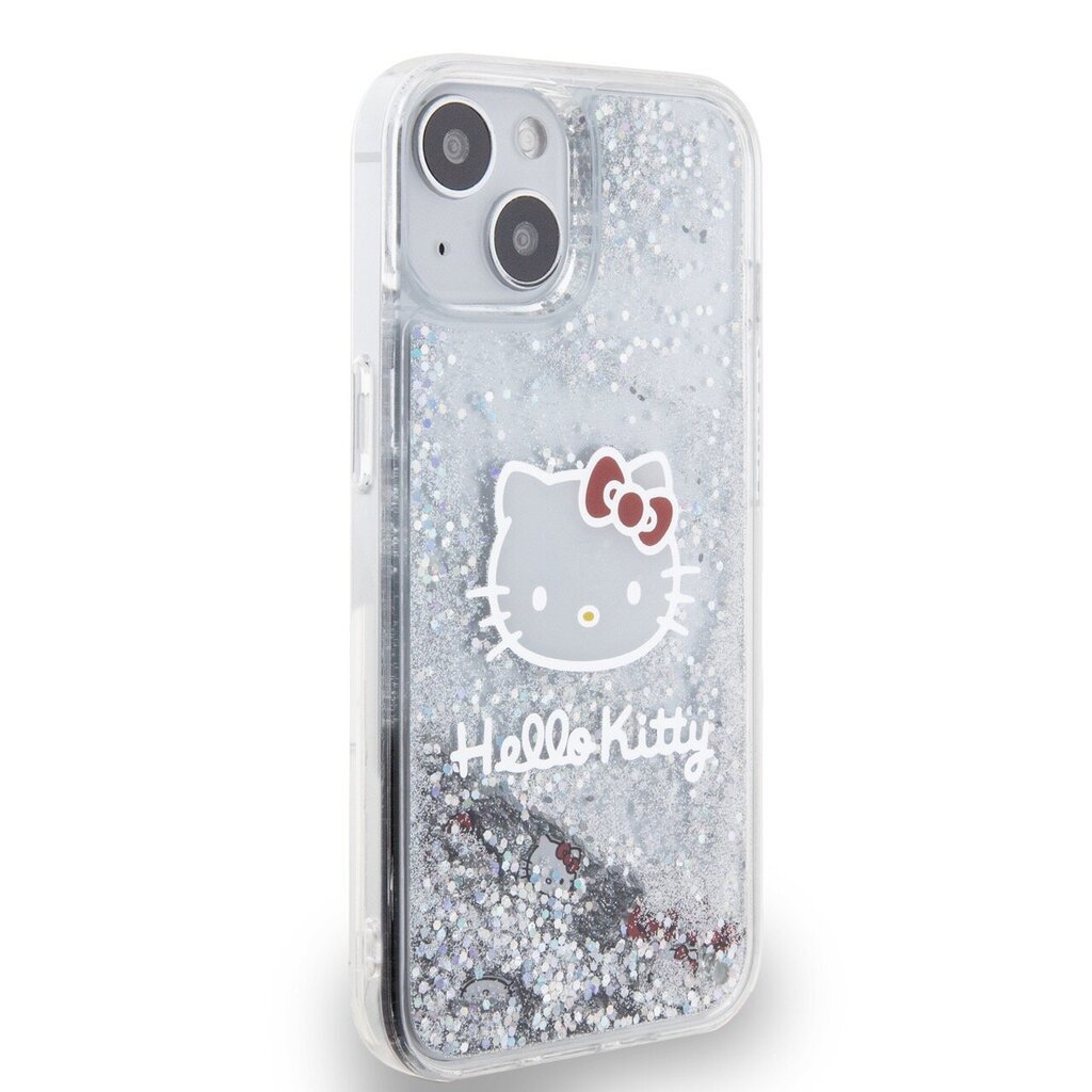 Hello Kitty Liquid Glitter Electroplating Head Logo Case цена и информация | Telefonide kaitsekaaned ja -ümbrised | hansapost.ee