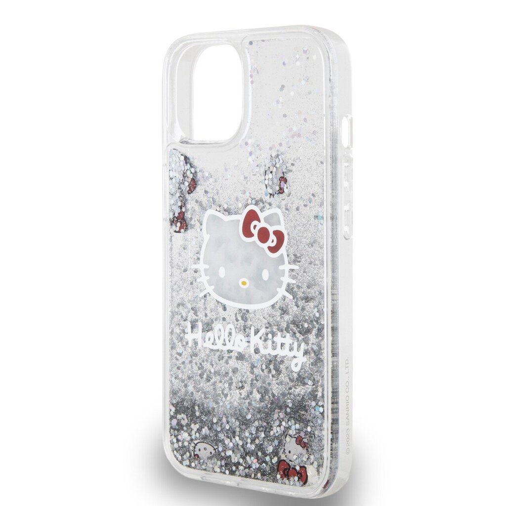 Hello Kitty Liquid Glitter Electroplating Head Logo Case цена и информация | Telefonide kaitsekaaned ja -ümbrised | hansapost.ee