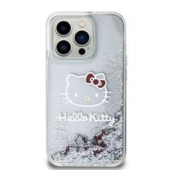 Hello Kitty Liquid Glitter Electroplating Head Logo Case for iPhone 13 Pro Transparent цена и информация | Чехлы для телефонов | hansapost.ee