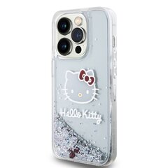 Hello Kitty Liquid Glitter Electroplating Head Logo Case for iPhone 13 Pro Transparent цена и информация | Чехлы для телефонов | hansapost.ee