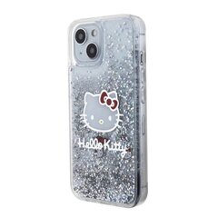 Hello Kitty Liquid Glitter Electroplating Head Logo Case for iPhone 15 Transparent цена и информация | Чехлы для телефонов | hansapost.ee