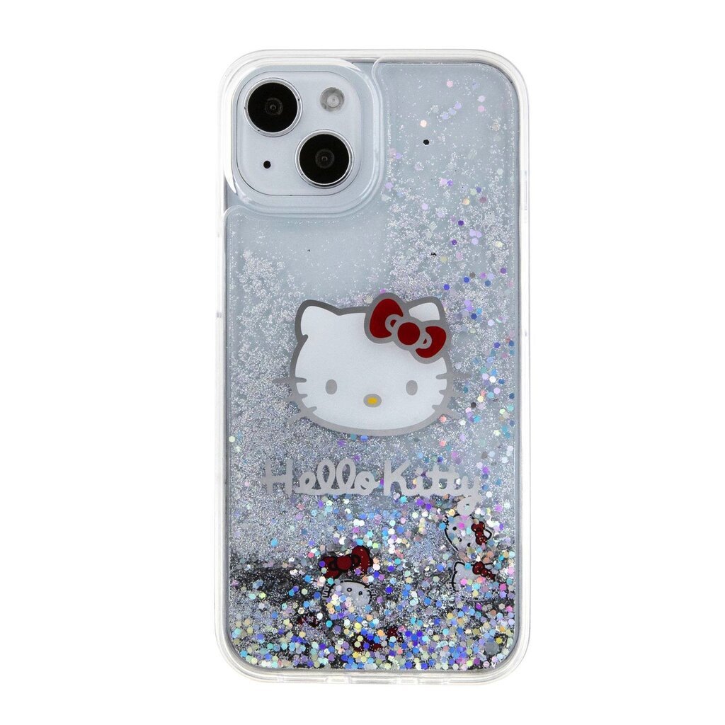 Hello Kitty Liquid Glitter Electroplating Head Logo Case цена и информация | Telefonide kaitsekaaned ja -ümbrised | hansapost.ee