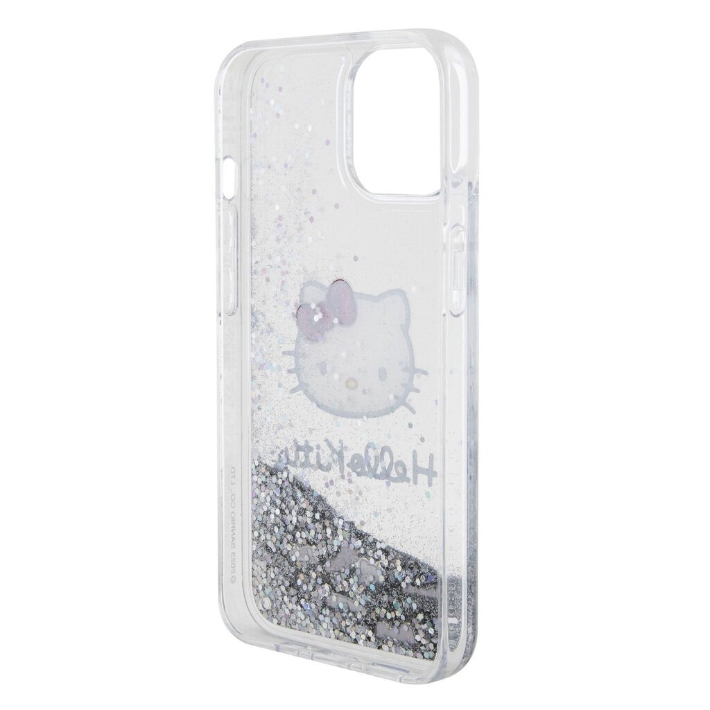 Hello Kitty Liquid Glitter Electroplating Head Logo Case цена и информация | Telefonide kaitsekaaned ja -ümbrised | hansapost.ee