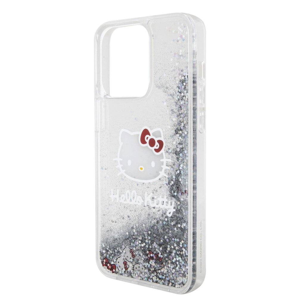 Hello Kitty Liquid Glitter Electroplating Head Logo Case цена и информация | Telefonide kaitsekaaned ja -ümbrised | hansapost.ee