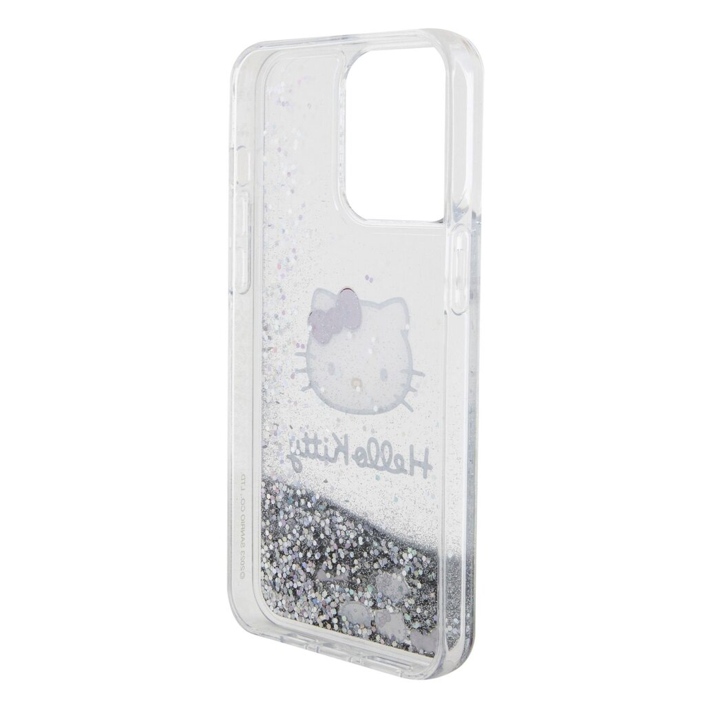 Hello Kitty Liquid Glitter Electroplating Head Logo Case цена и информация | Telefonide kaitsekaaned ja -ümbrised | hansapost.ee