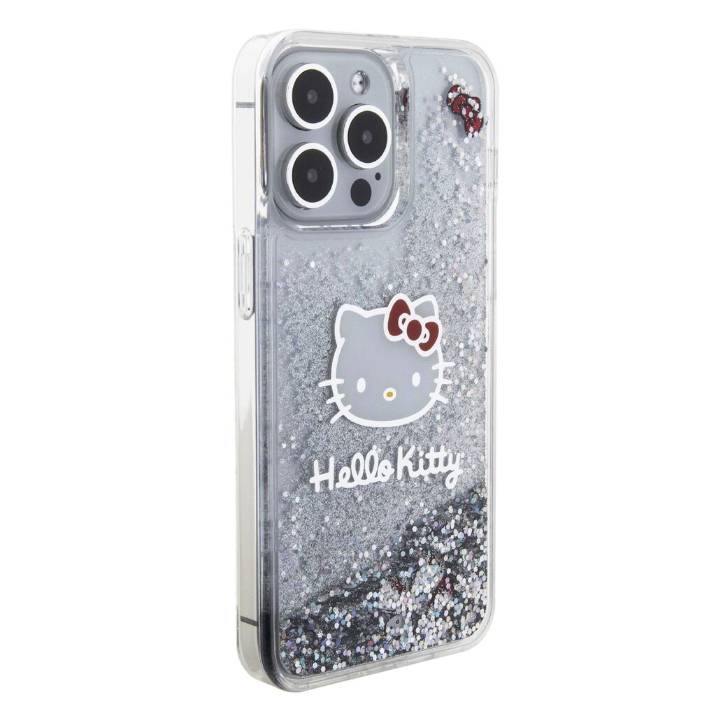 Hello Kitty Liquid Glitter Electroplating Head Logo Case цена и информация | Telefonide kaitsekaaned ja -ümbrised | hansapost.ee