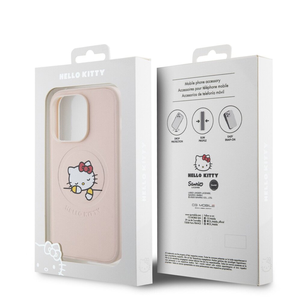 Hello Kitty PU Kitty Asleep Logo Mag Case hind ja info | Telefonide kaitsekaaned ja -ümbrised | hansapost.ee