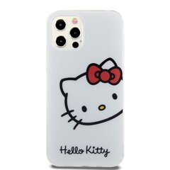 Hello Kitty IML Head Logo Case for  iPhone 12|12 Pro White цена и информация | Чехлы для телефонов | hansapost.ee