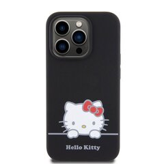 Hello Kitty Liquid Silicone Daydreaming Logo Case for iPhone 15 Pro Black цена и информация | Чехлы для телефонов | hansapost.ee