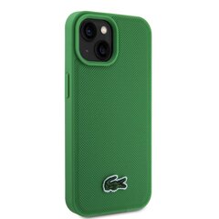 Lacoste Iconic Petit Pique Woven Logo MagSafe Case for iPhone 15 Green цена и информация | Чехлы для телефонов | hansapost.ee