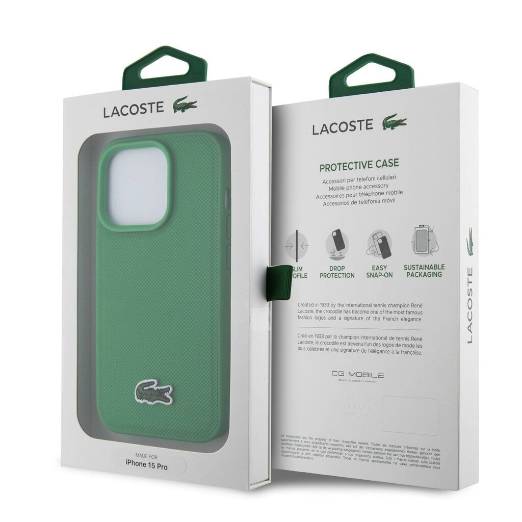 Lacoste Iconic Petit Pique Woven Logo MagSafe hind ja info | Telefonide kaitsekaaned ja -ümbrised | hansapost.ee