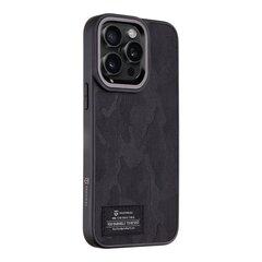 Tactical Camo Troop Cover for Apple iPhone 15 Pro Max Black цена и информация | Чехлы для телефонов | hansapost.ee