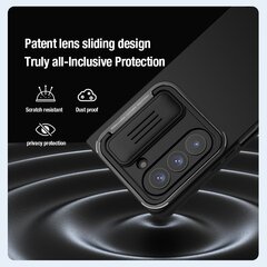 Nillkin CamShield Silky Silicone Case (Bracket Version) for Samsung Galaxy Z Fold 5 Black цена и информация | Чехлы для телефонов | hansapost.ee