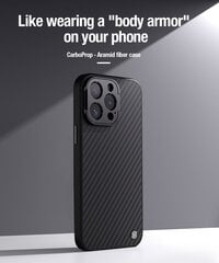 Nillkin CarboProp Aramid Magnetic Case for Apple iPhone 13 Pro Black цена и информация | Чехлы для телефонов | hansapost.ee