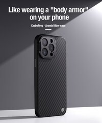 Nillkin CarboProp Aramid Magnetic Case for Apple iPhone 13 Pro Max Black цена и информация | Чехлы для телефонов | hansapost.ee