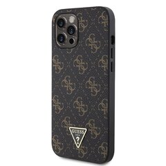 Guess PU Leather 4G Triangle Metal Logo Case hind ja info | Telefonide kaitsekaaned ja -ümbrised | hansapost.ee