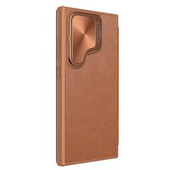 Nillkin Qin Book Prop Case for Samsung Galaxy S24 Ultra Brown цена и информация | Чехлы для телефонов | hansapost.ee