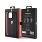 Ferrari Leather Carbon Vertical Red Line Case hind ja info | Telefonide kaitsekaaned ja -ümbrised | hansapost.ee