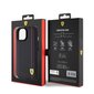 Ferrari Leather Carbon Vertical Red Line Case hind ja info | Telefonide kaitsekaaned ja -ümbrised | hansapost.ee