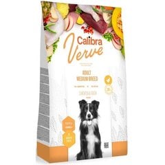 Calibra Dog Verve GF Adult Medium Chicken&Duck koos linnulihaga, 12 kg price and information | Koerte kuivtoit ja krõbinad | hansapost.ee