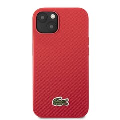 Lacoste Iconic Petit Pique Logo Case for iPhone 14 Plus Red hind ja info | Lacoste Mobiiltelefonid ja lisatarvikud | hansapost.ee