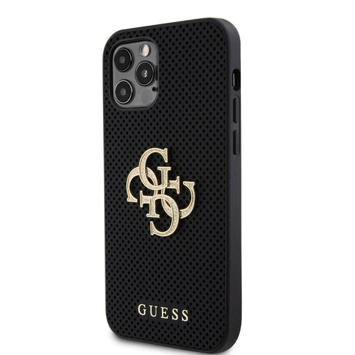 CG Mobile Guess PU Perforated 4G Glitter Metal Logo Case GUHCP12MPSP4LGK hind ja info | Telefonide kaitsekaaned ja -ümbrised | hansapost.ee