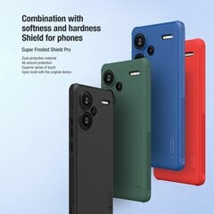 Nillkin Super Frosted PRO Back Cover for Xiaomi Redmi Note 13 Pro+ 5G Deep Green цена и информация | Чехлы для телефонов | hansapost.ee