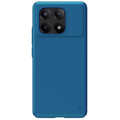 Nillkin Super Frosted Back Cover for Poco X6 Pro 5G Peacock Blue цена и информация | Чехлы для телефонов | hansapost.ee