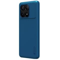 Nillkin Super Frosted Back Cover for Poco X6 Pro 5G Peacock Blue цена и информация | Чехлы для телефонов | hansapost.ee