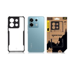 Tactical Quantum Stealth Cover for Xiaomi Redmi Note 13 Pro 5G Clear|Black цена и информация | Чехлы для телефонов | hansapost.ee