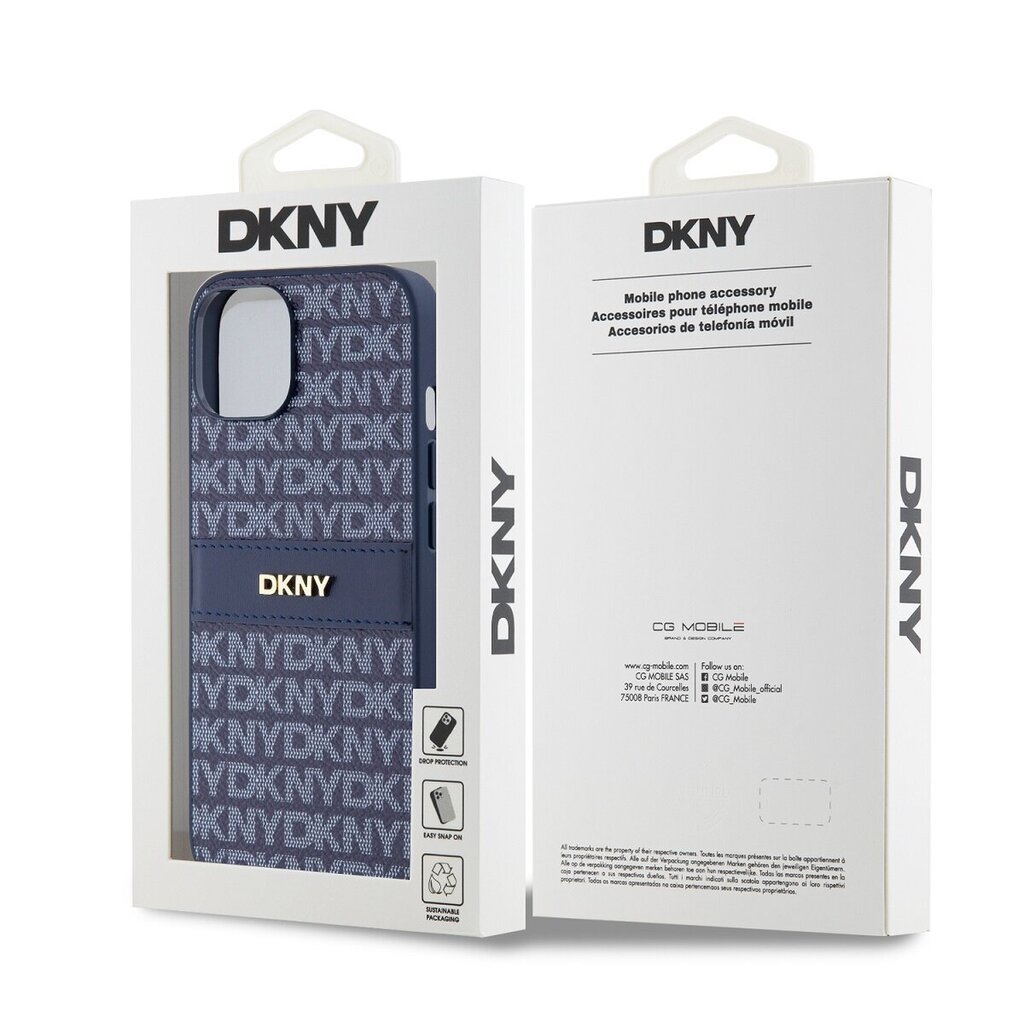 DKNY Leather Repeat Pattern Tonal Stripe Case hind ja info | Telefonide kaitsekaaned ja -ümbrised | hansapost.ee