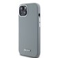 DKNY Liquid Silicone Silver Metal Logo Mag Case цена и информация | Telefonide kaitsekaaned ja -ümbrised | hansapost.ee