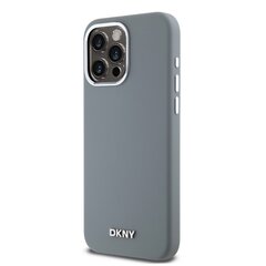 DKNY Liquid Silicone Silver Metal Logo Mag Case hind ja info | Telefonide kaitsekaaned ja -ümbrised | hansapost.ee