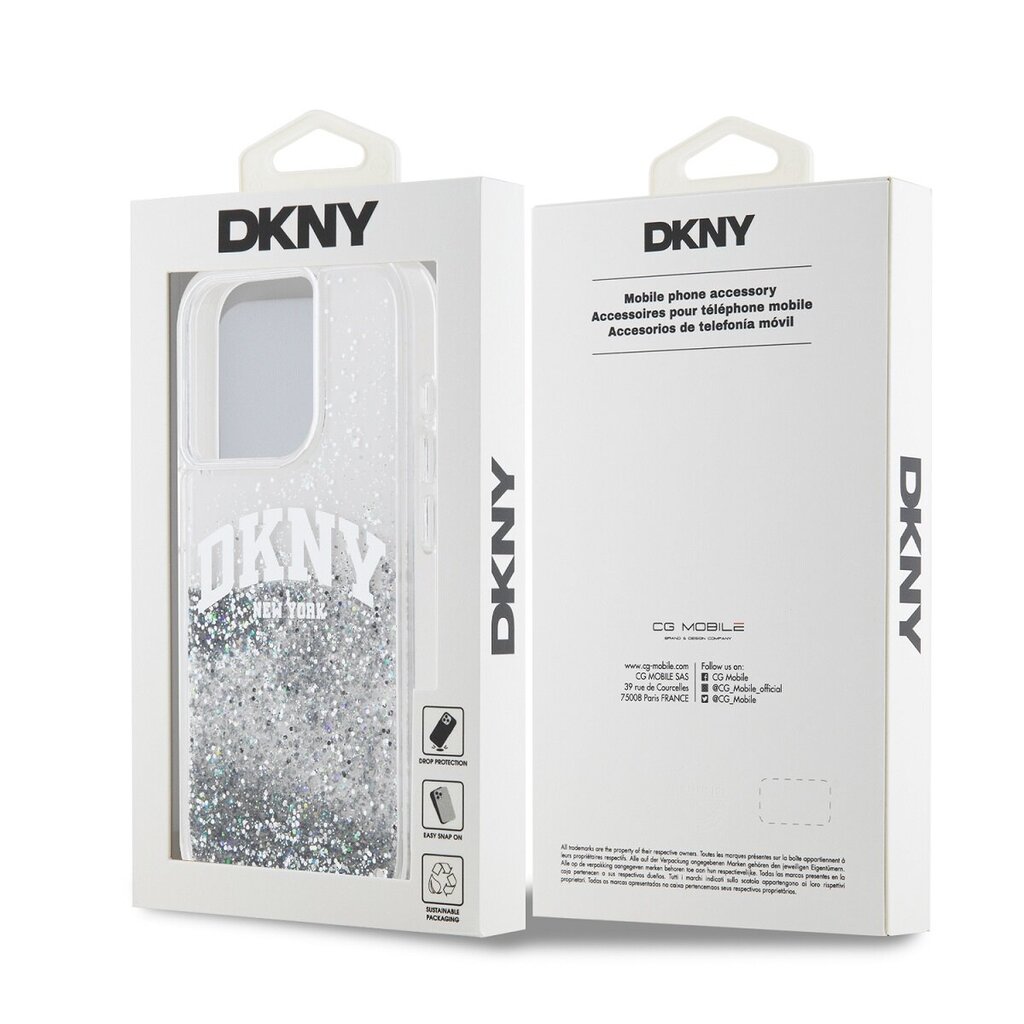 DKNY Liquid Glitter Arch Logo Case hind ja info | Telefonide kaitsekaaned ja -ümbrised | hansapost.ee