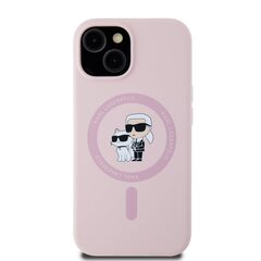 Karl Lagerfeld Liquid Silicone Karl and Choupette Mag Case hind ja info | Telefonide kaitsekaaned ja -ümbrised | hansapost.ee