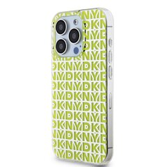 DKNY PC|TPU Repeat Pattern Case for iPhone 15 Pro Yellow цена и информация | Чехлы для телефонов | hansapost.ee