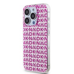 DKNY PC|TPU Repeat Pattern Case for iPhone 15 Pro Pink цена и информация | Чехлы для телефонов | hansapost.ee